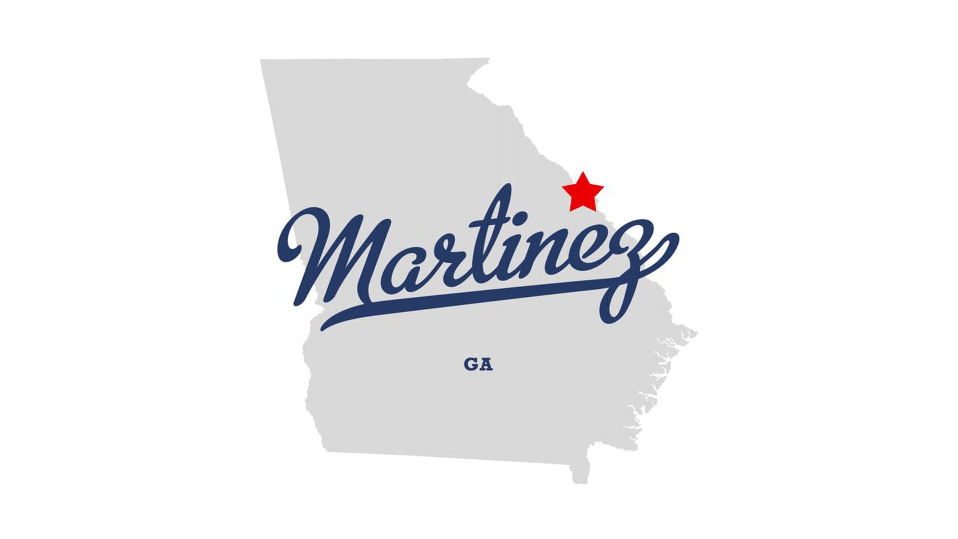 Martinez, Georgia Location